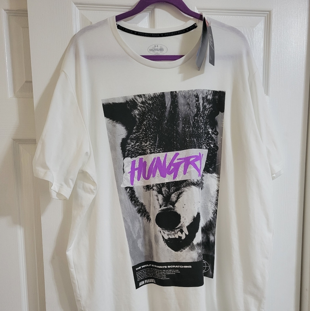 Under Armour project rock shirt hungry